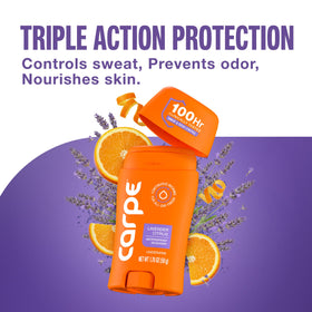 Carpe deodorant Lavender Citrus with fresh citrus ingredients