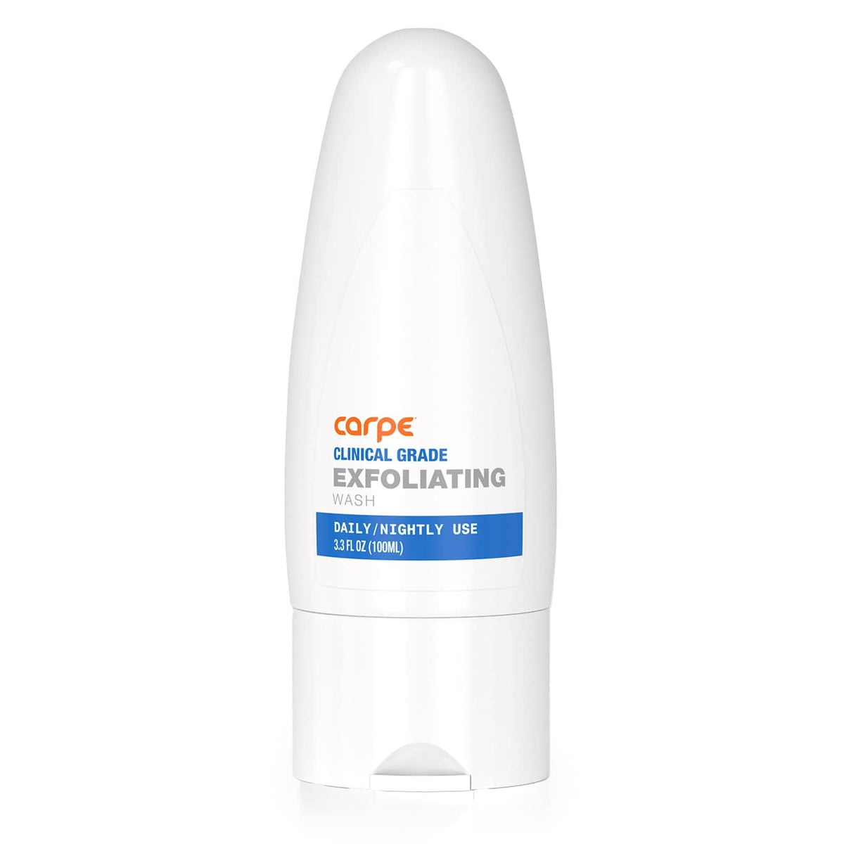 Carpe Exfoliator for Underarms front view with minty fresh packaging