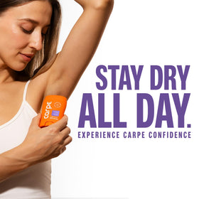 Carpe Lavender Citrus Antiperspirant on a shelf