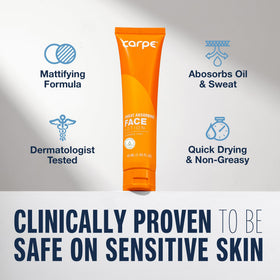 Carpe Sweat Absorbing Face Lotion texture close-up