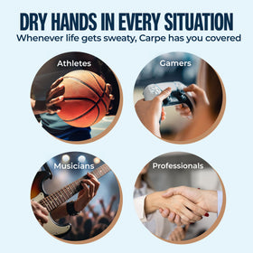 Carpe Sweat Absorbing Hand Lotion 50g close-up of the cap