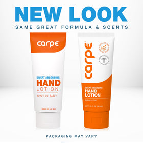 Carpe Sweat Absorbing Hand Lotion Eucalyptus with ingredients