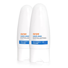 Carpe Underarm Exfoliating Scrub front view with packaging