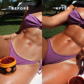 Carroten Shimmer Tanning Gel with spatula included