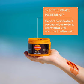Carroten tanning gel packaging side view