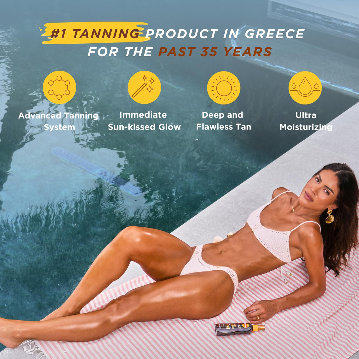 Carroten tanning oil spray packaging details
