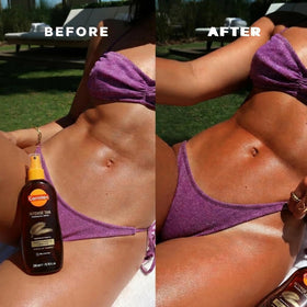 Carroten tanning oil spray with wipe included