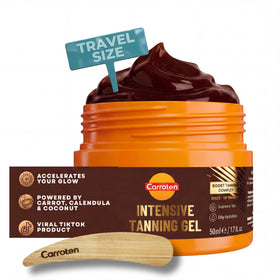 Carroten Travel Size Intensive Tanning Gel 1.7 oz front view