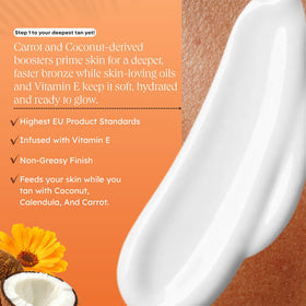 Carroten Turbo Tan Intensifier texture close-up