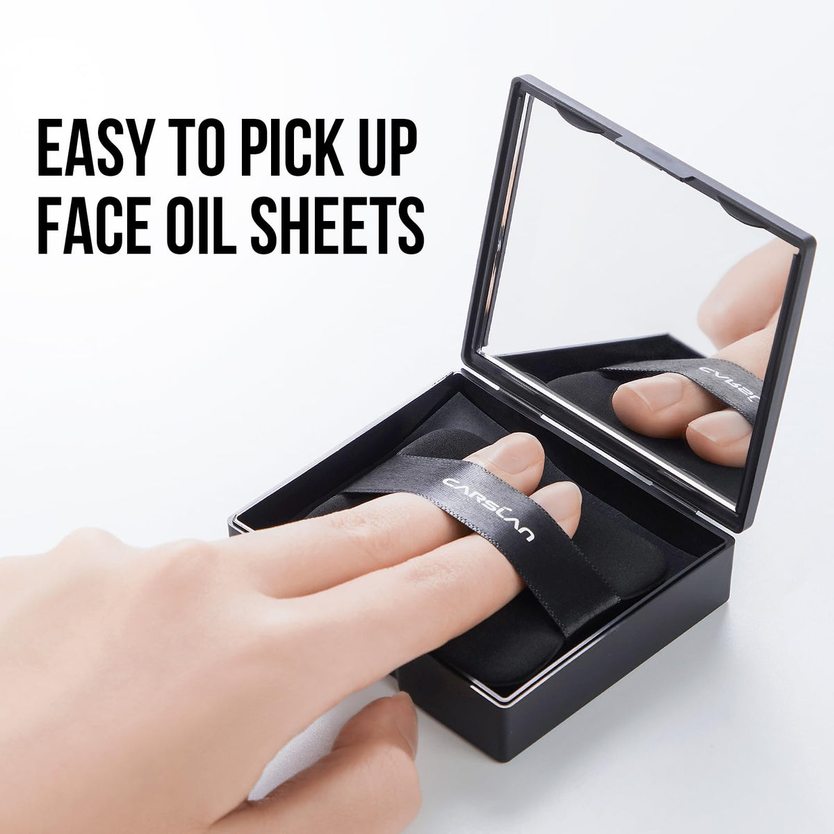 CARSLAN Makeup Blotting Paper with refillable adhesive pads