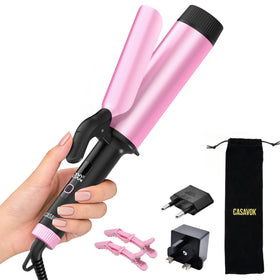 Casavok Large Barrel Curling Iron 2 Inch front view