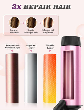 Casavok Large Barrel Curling Iron packaging
