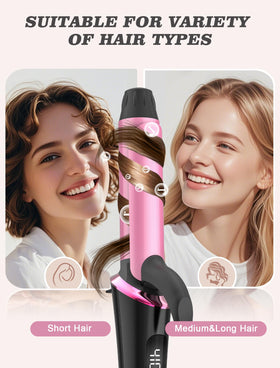 Casavok Mini Curling Iron being used to style hair