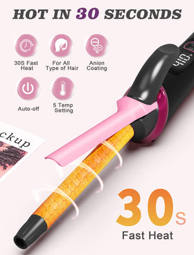 Casavok Mini Curling Iron in travel bag