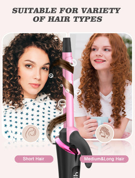 Casavok Mini Curling Iron with ergonomic grip