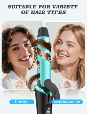 Casavok Mini Travel Curling Iron ergonomic design