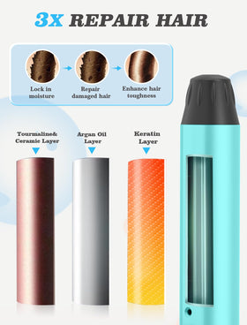 Casavok Mini Travel Curling Iron in travel case