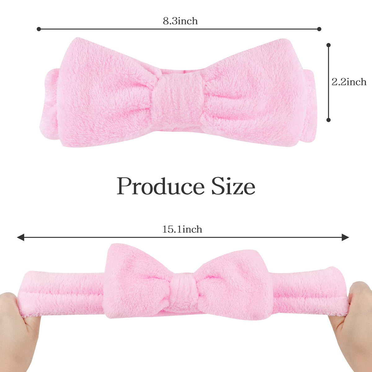 Casoty headband set displayed on a bathroom counter