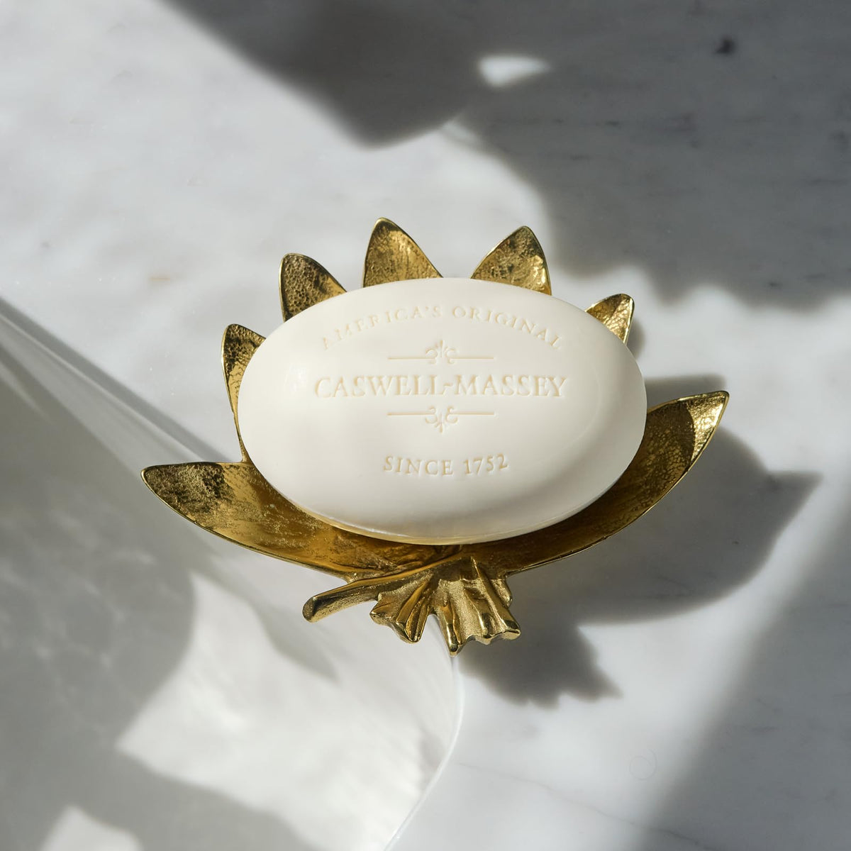 Caswell-Massey Almond Bar Soap with cherry and almond ingredients