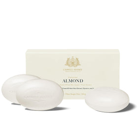 Caswell-Massey Almond Scent Soap Gift Set front view