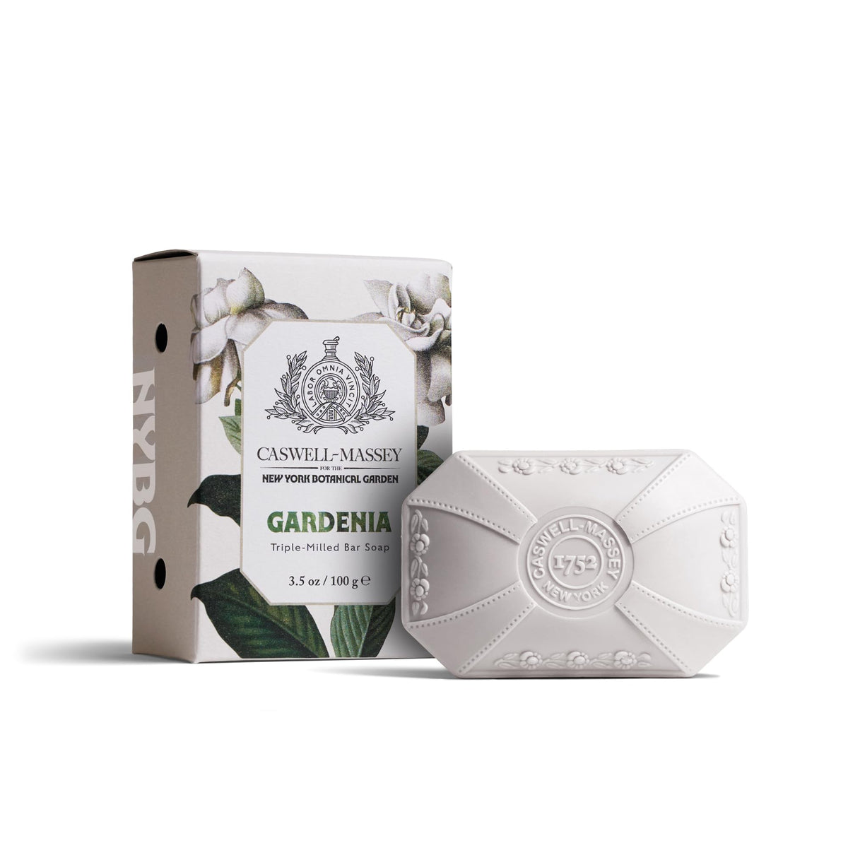Caswell-Massey Gardenia Bar Soap front view, 3.5 oz