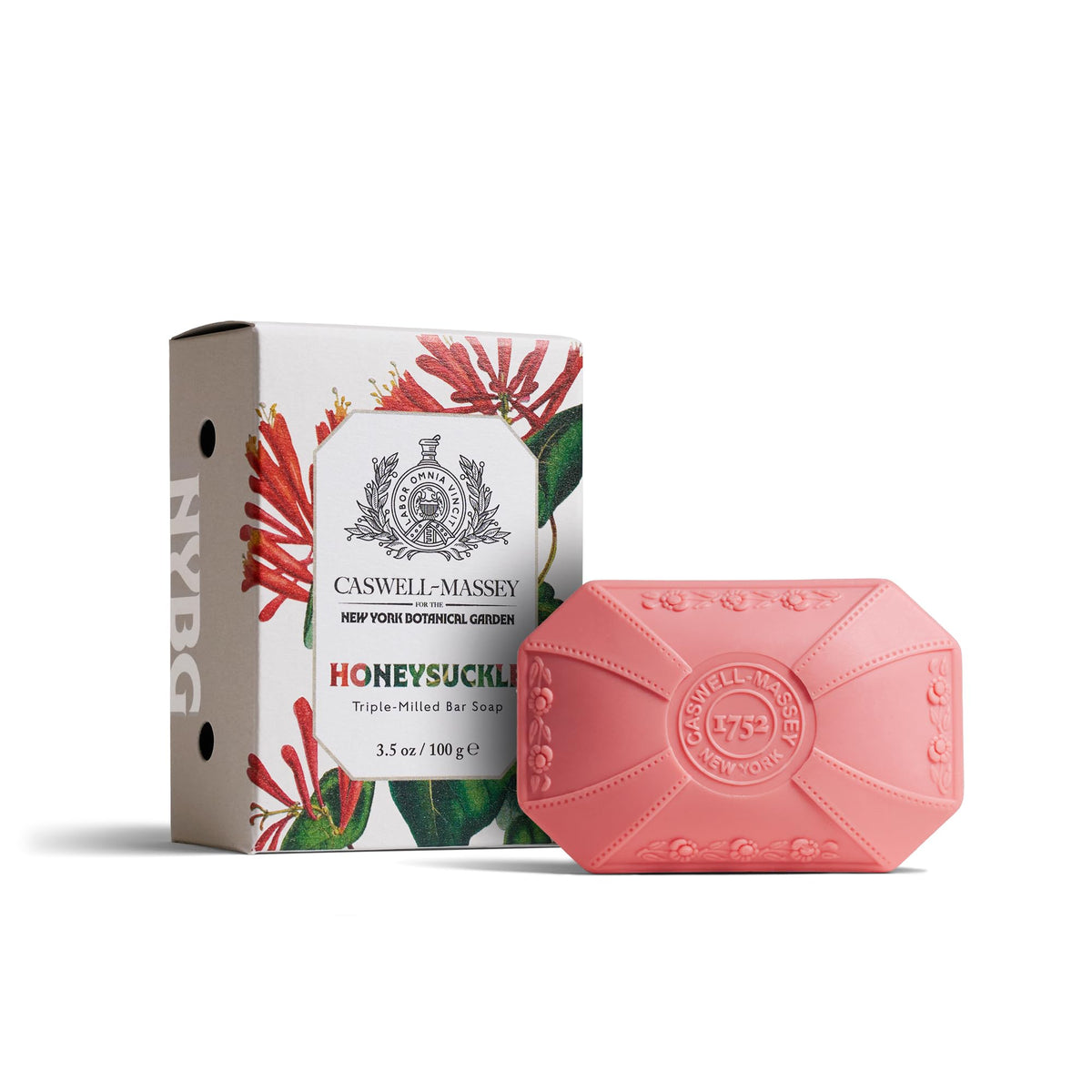 Caswell-Massey Honeysuckle Bar Soap front view