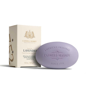 Caswell-Massey Lavender Bar Soap front view packaging