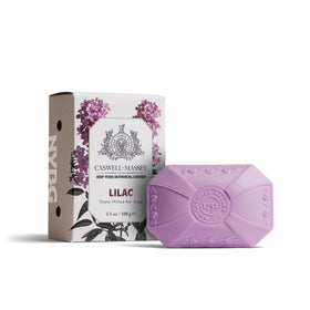 Caswell-Massey Lilac Natural Bar Soap front view