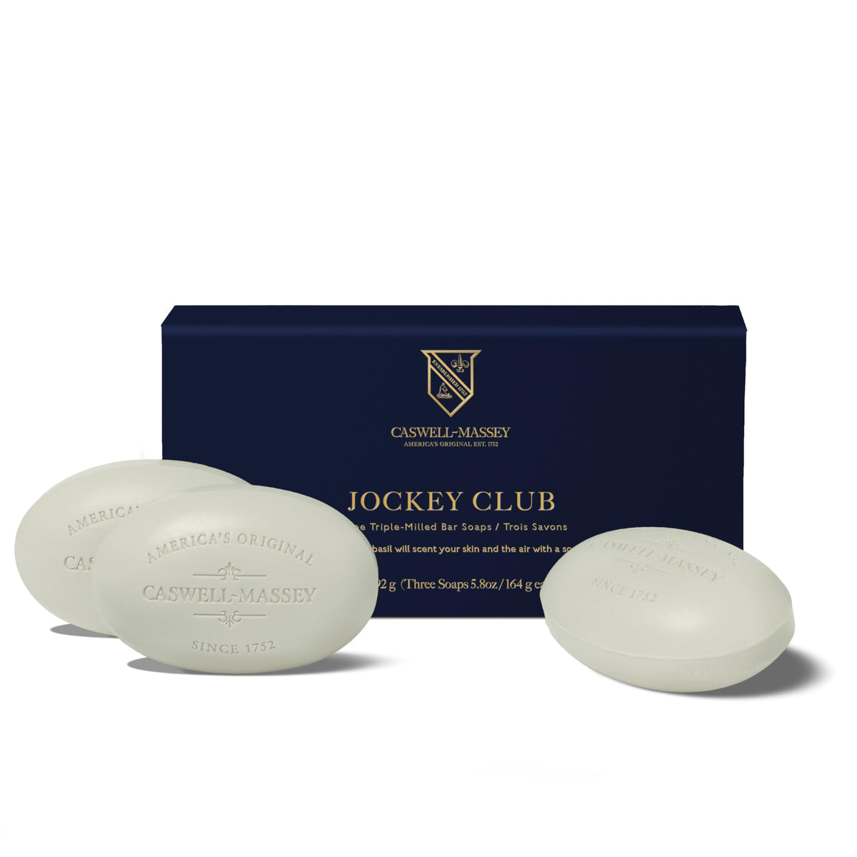 Caswell-Massey Men’s Bar Soap Gift Set packaging front view