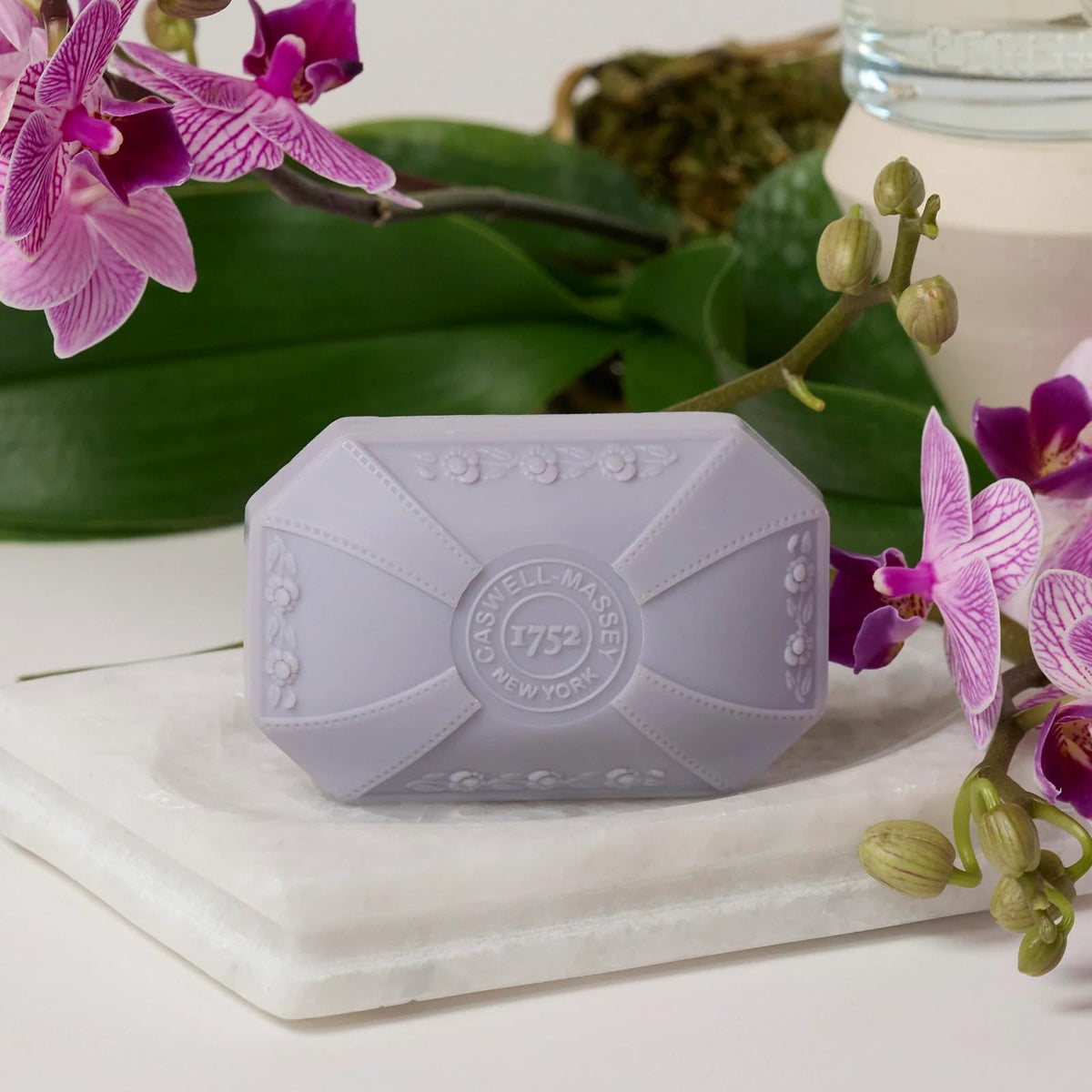 Caswell-Massey Orchid Soap side view