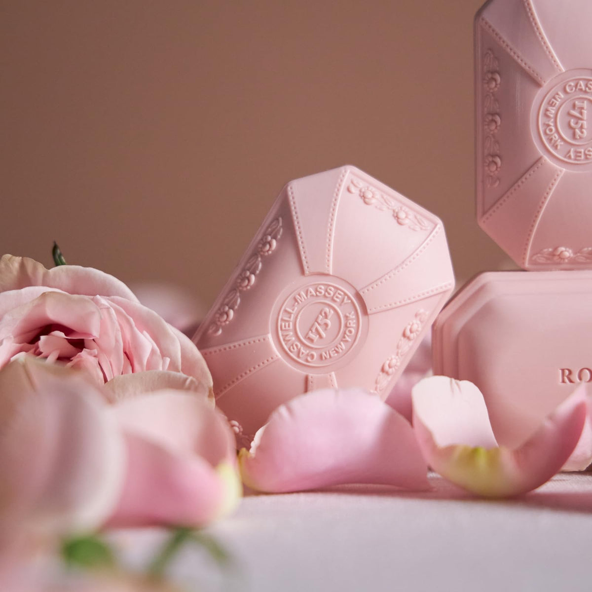 Caswell-Massey Rose Natural Bar Soap in a gift box