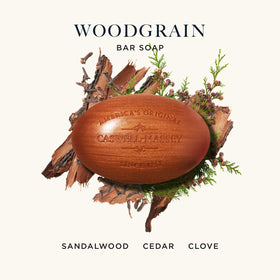 Caswell-Massey Sandalwood Soap packaging details