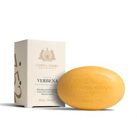 Caswell-Massey Verbena Bar Soap front view with packaging