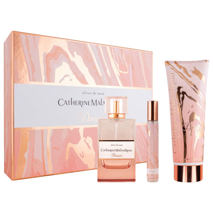 Catherine Malandrino Dream Eau de Parfum Gift Set front view with all items