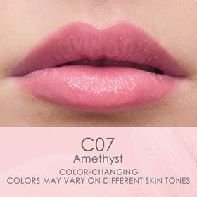 Catkin Lip Balm applied on lips showcasing the natural glow