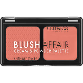 Catrice Blush Affair Cream & Powder Palette front view with peach shades