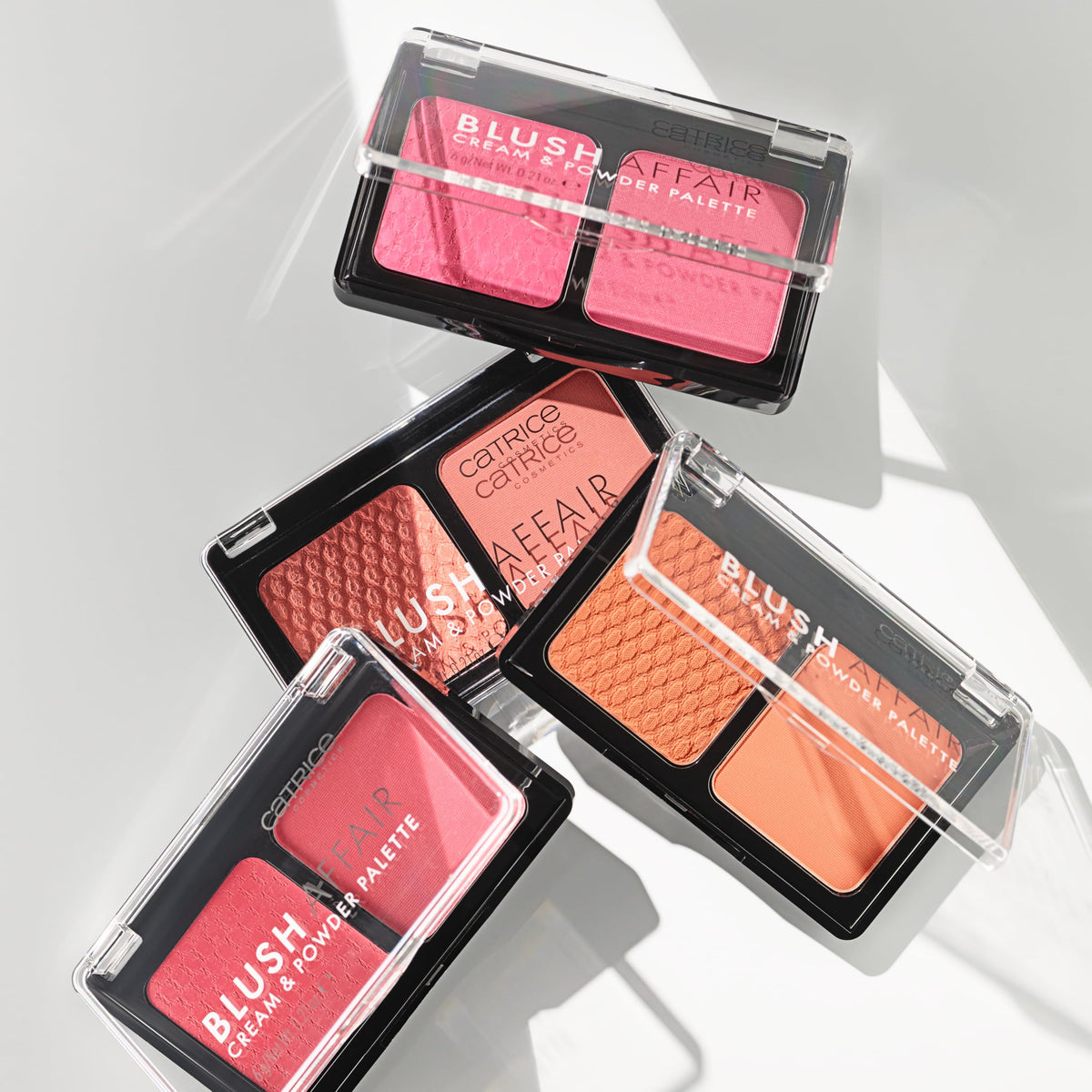 Catrice Blush Affair Cream & Powder Palette on vanity