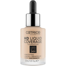 Catrice HD Liquid Coverage Foundation 010 Light Beige front view