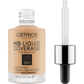 Catrice HD Liquid Coverage Foundation 035 Natural Beige front view