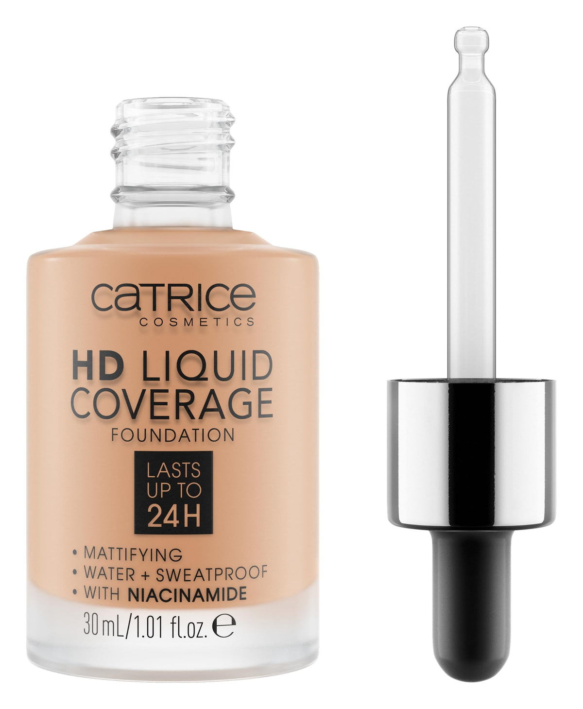 Catrice HD Liquid Coverage Foundation 044 Deeply Rose front view