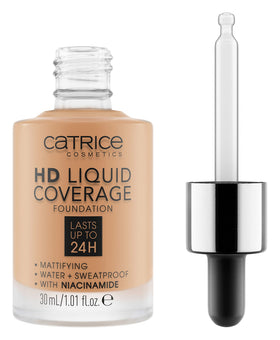 Catrice HD Liquid Coverage Foundation 046 Camel Beige front view