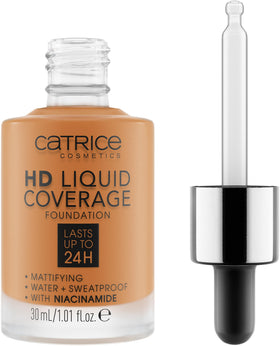 Catrice HD Liquid Coverage Foundation 082 Warm Caramel front view
