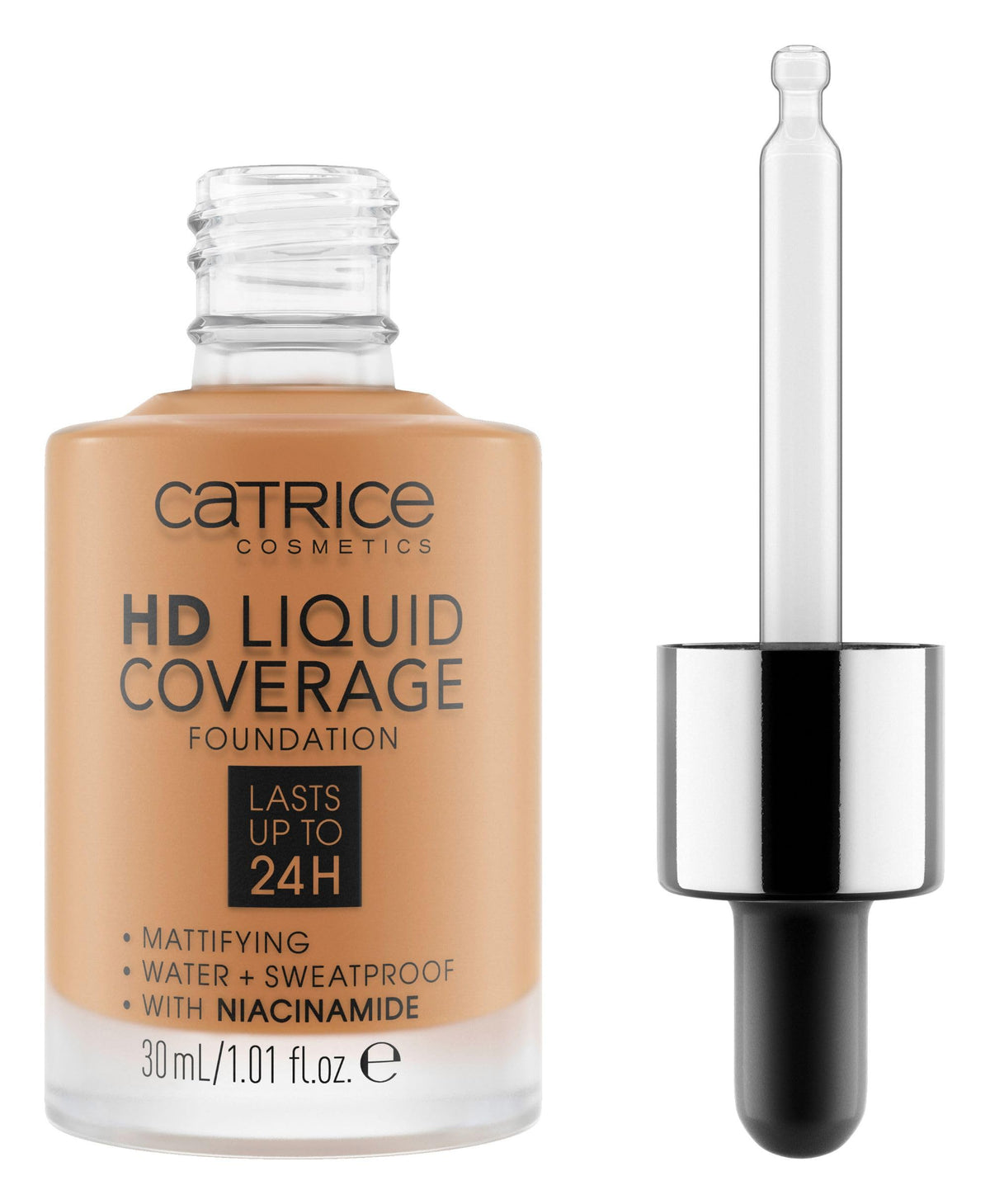 Catrice HD Liquid Coverage Foundation Bronze Beige 065 front view