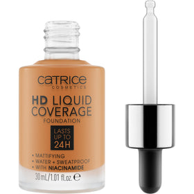 Catrice HD Liquid Coverage Foundation dropper applicator close-up