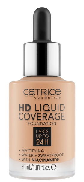Catrice HD Liquid Coverage Foundation dropper applicator close-up