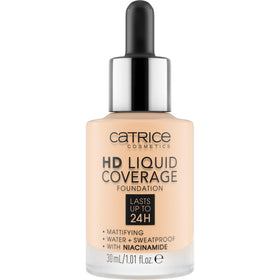 Catrice HD Liquid Coverage Foundation dropper applicator close-up