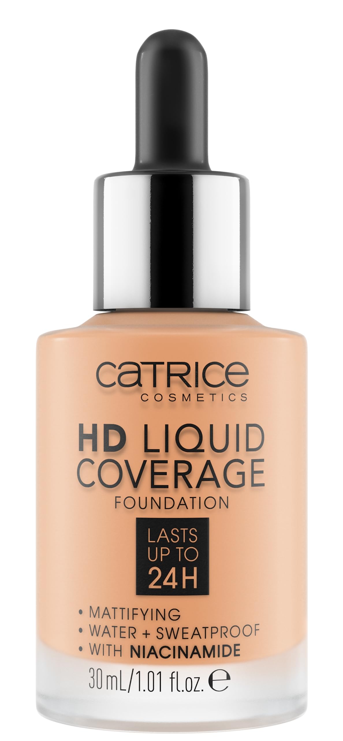 Catrice HD Liquid Coverage Foundation dropper applicator close-up