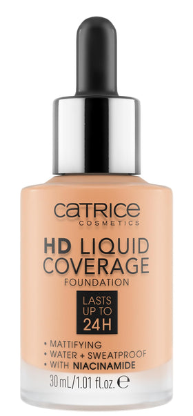 Catrice HD Liquid Coverage Foundation dropper applicator close-up