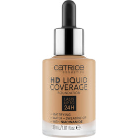 Catrice HD Liquid Coverage Foundation dropper applicator close-up