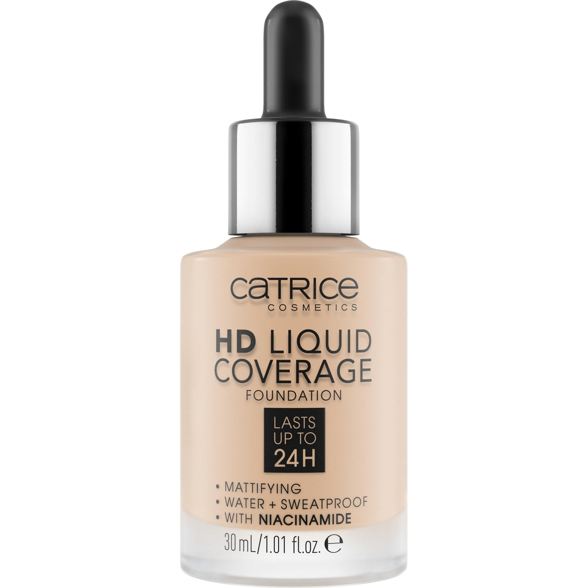Catrice HD Liquid Coverage Foundation dropper applicator close-up